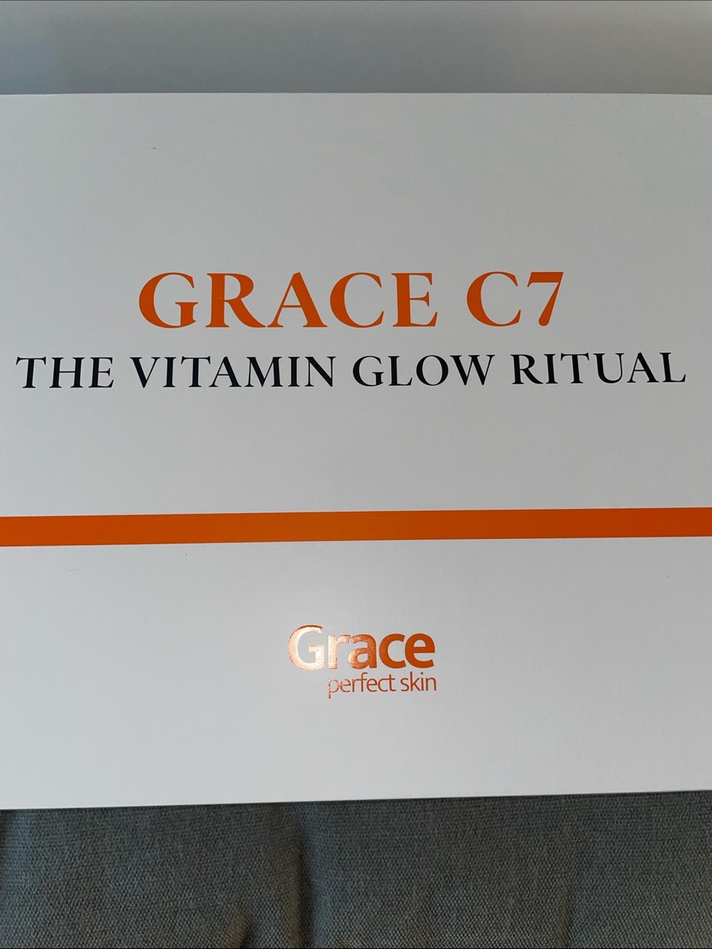 Grace C7 Vitamin Glow Set — White & Orange Box